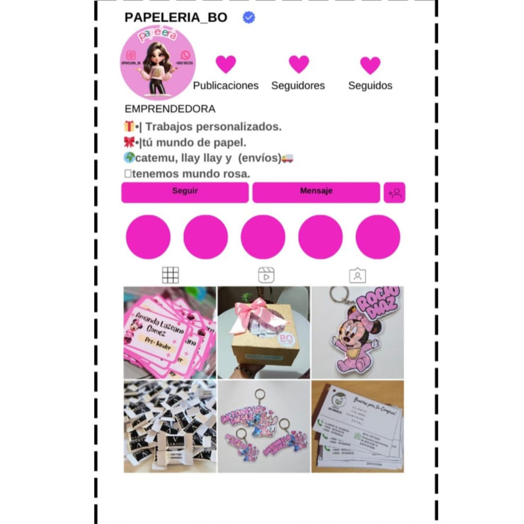 TARJETA INSTAGRAM😍